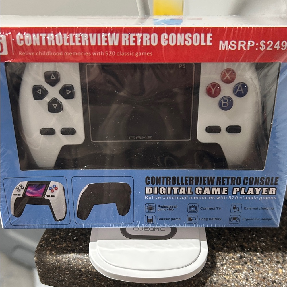 Retro Console Digital Game Player - White